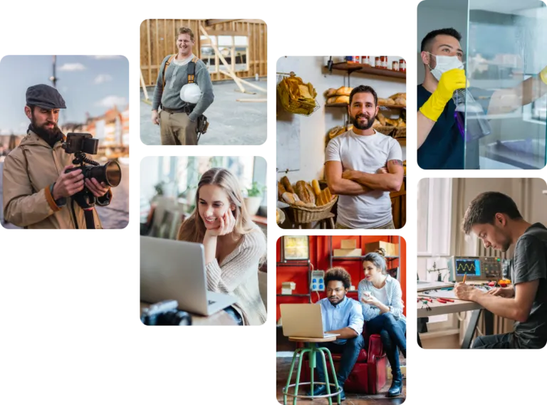 Entrepreneurs utilisant Clic2Up